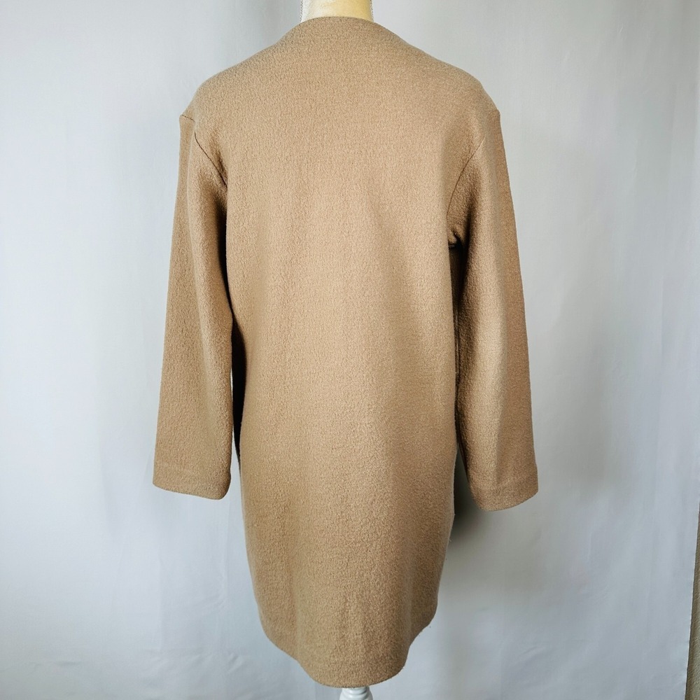Aritzia Wilfred Banville Sweater Coat Jacket XS Light Beige/Cream Merino Wool - Picture 3 of 12